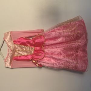 Pink Sleeping Beauty play dress, size 110 cm